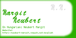 margit neubert business card